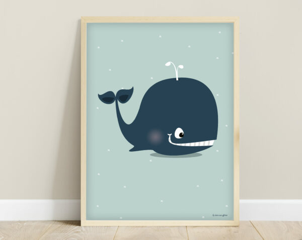 Affiche bébé baleine – Image 3