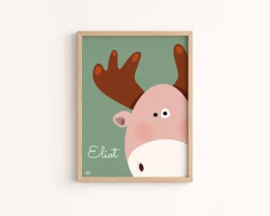 affiche elan chambre bebe