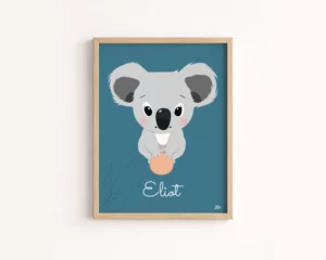 affiche-jungle-bebe-koala