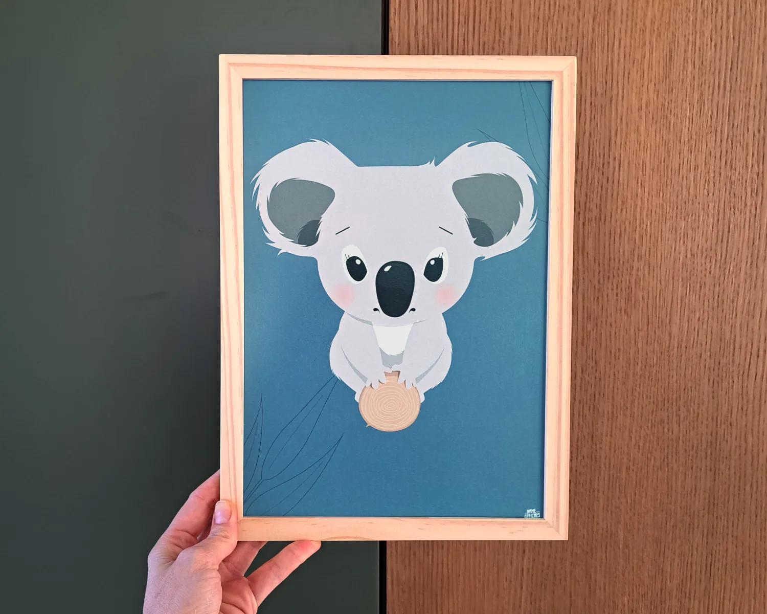 illustration koala decoration chambre enfant