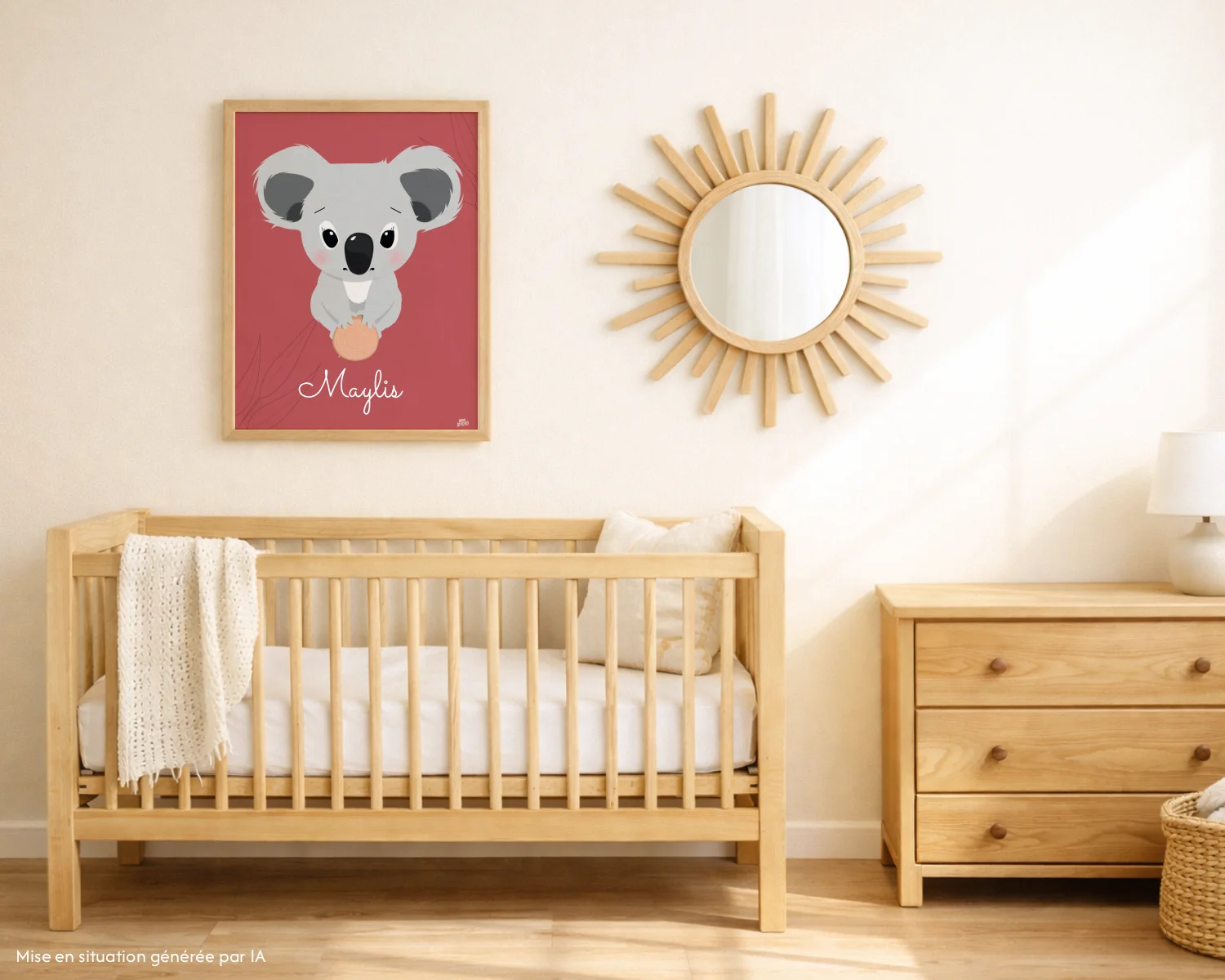 poster koala chambre bebe