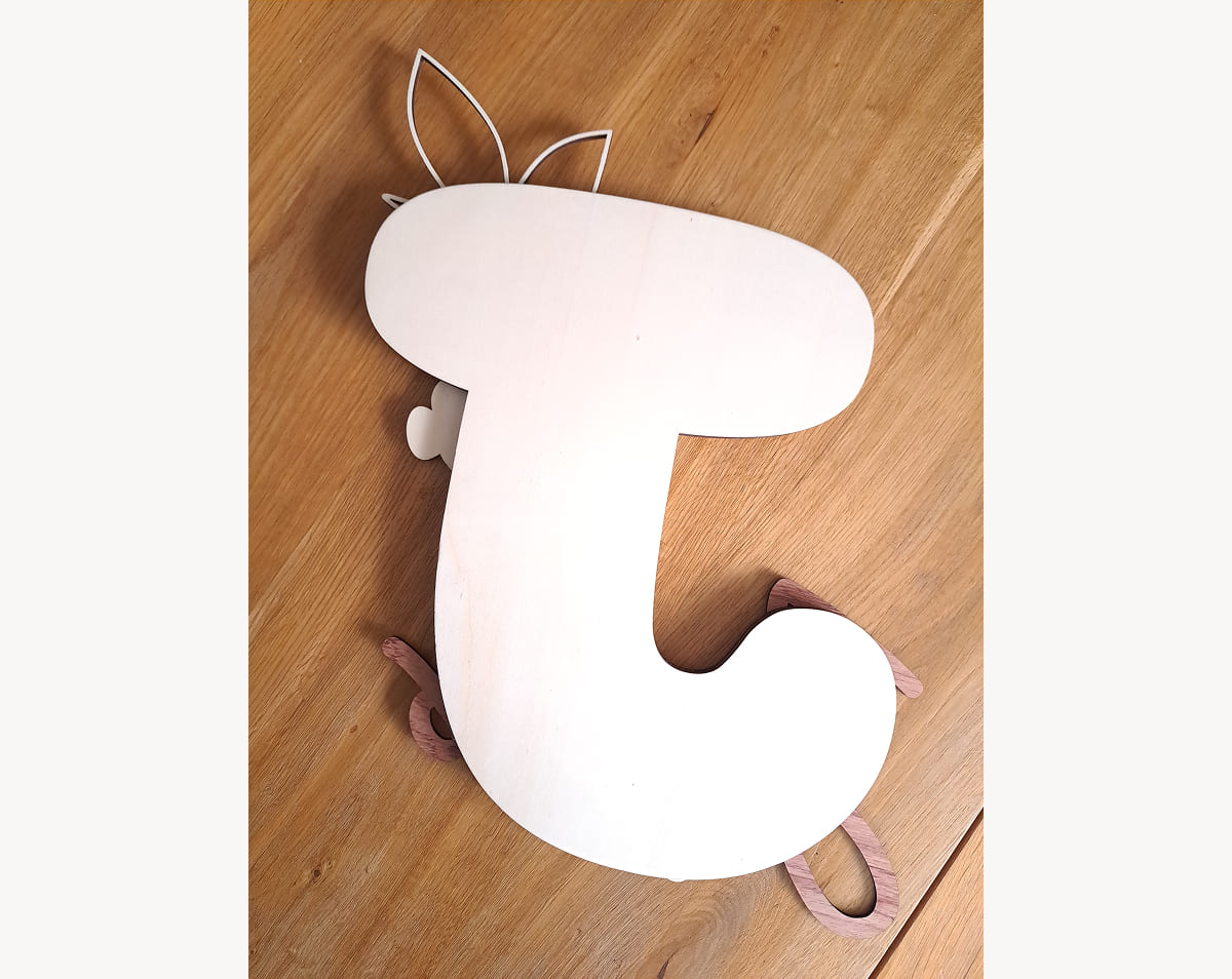 lettre prénom en bois personnalisée décoration chambre bébé