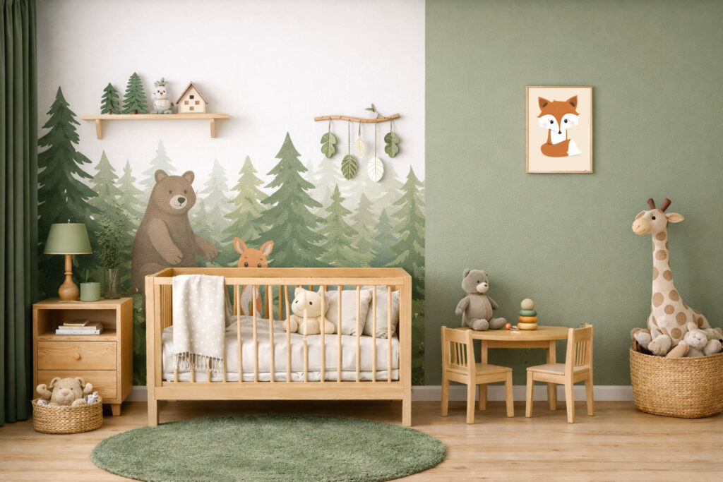 Décoration chambre bébé foret