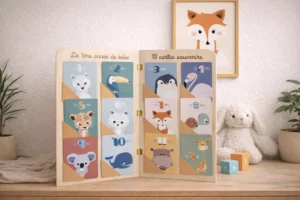 cartes-etape-bebe-personnalisees-support-bois