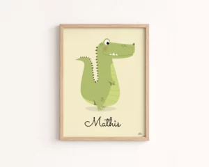 affiche-crocodile-chambre-bebe