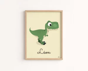 affiche-dinosaure-chambre-enfant
