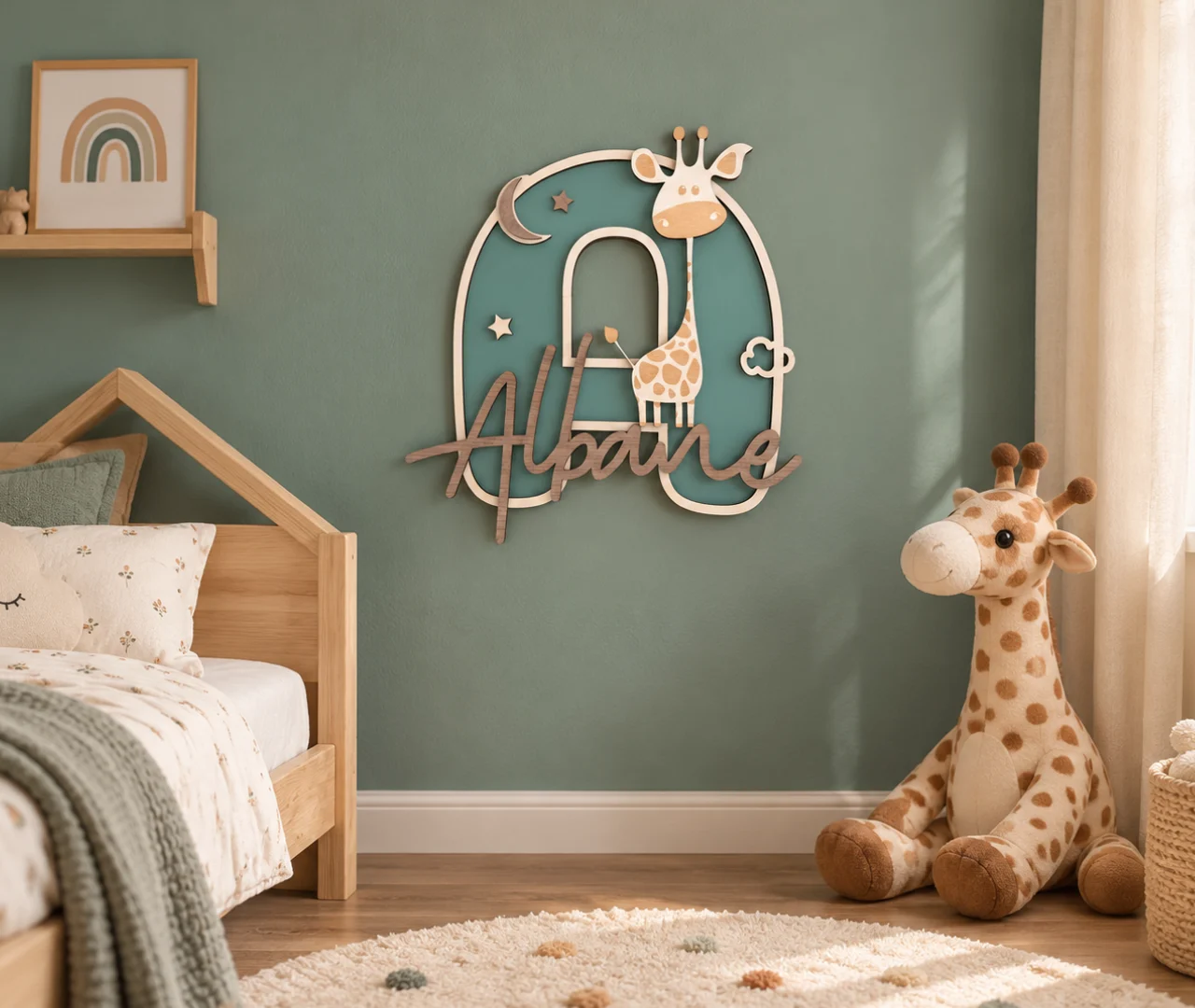 lettre-a-bois-personnalisee-girafe-chambre-enfant