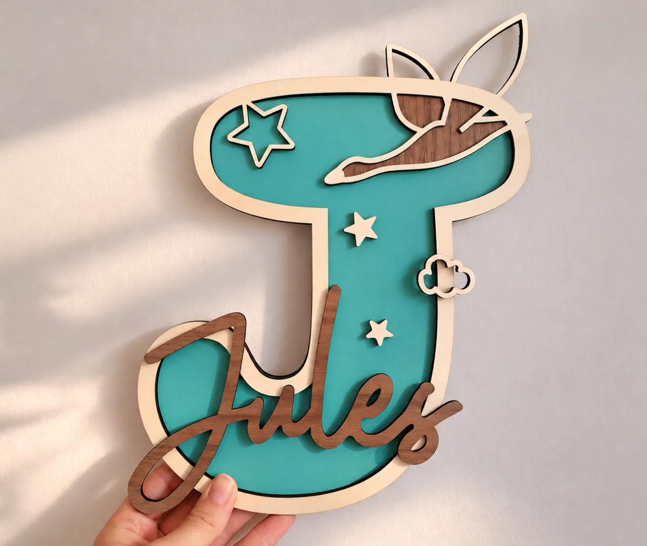 lettre-j-bois-personnalisee-oiseau-jules